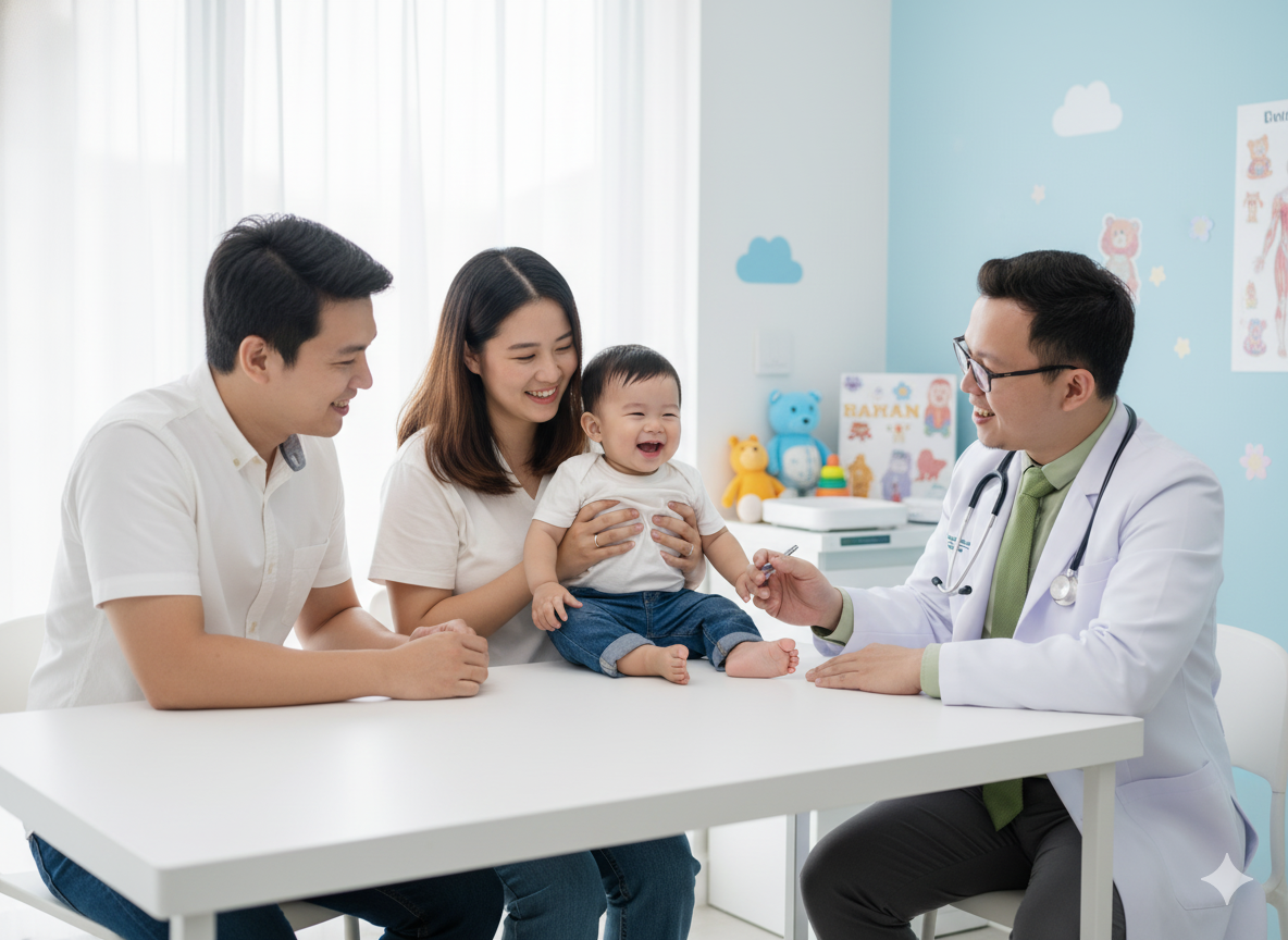 Konsultasi dengan Dokter Spesialis Anak Bekasi di Tiny Steps Clinic