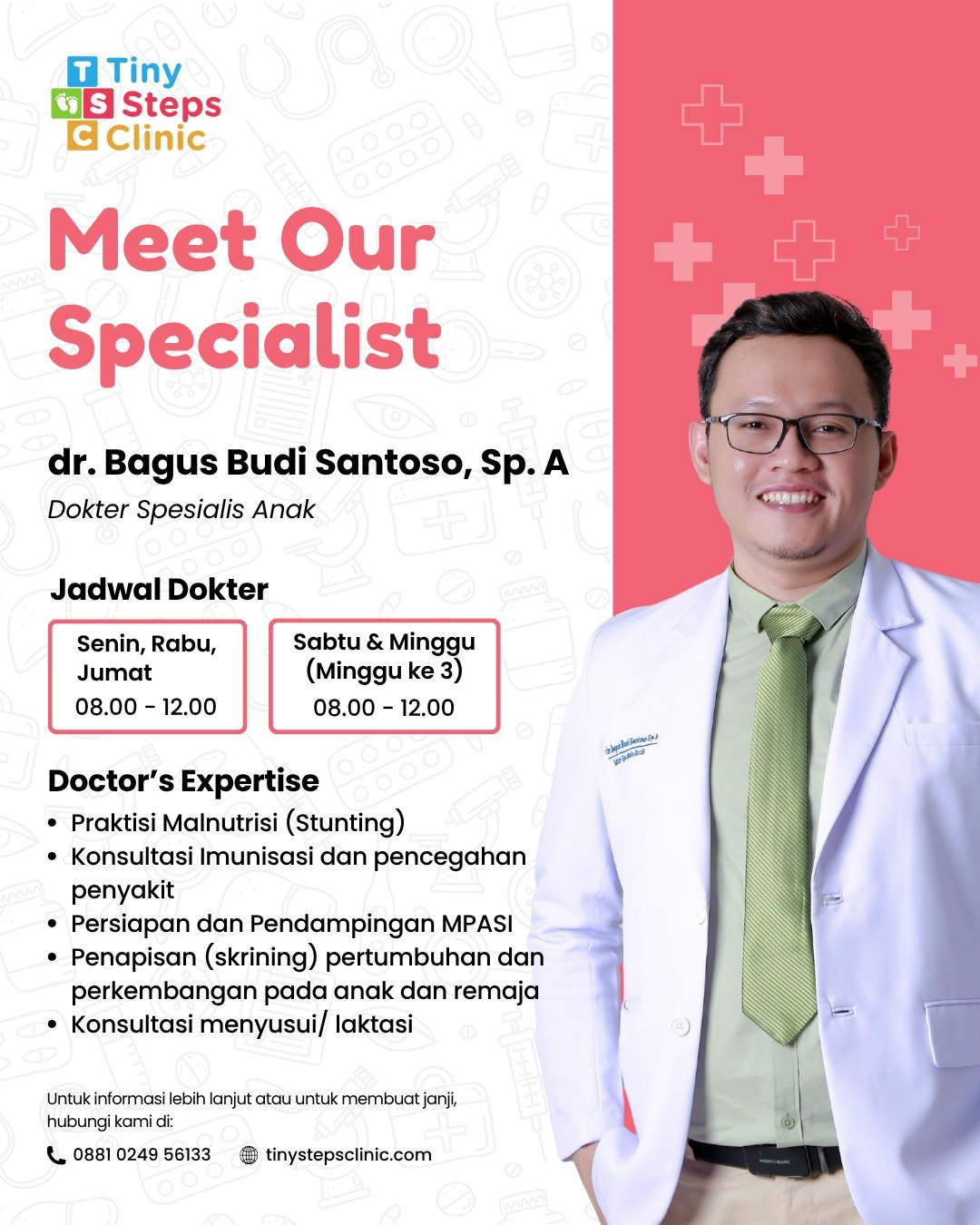Jadwal dr. Bagus Budi Santoso Sp.A - Dokter Spesialis Anak Bekasi